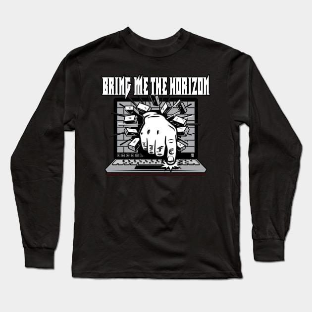 leptop bmth Long Sleeve T-Shirt by Eeng pet shop